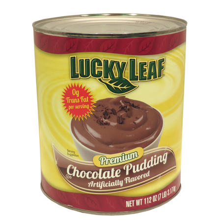 LUCKY LEAF Lucky Leaf Premium Chocolate Pudding #10 Can, PK6 FFPDP2000LKL01